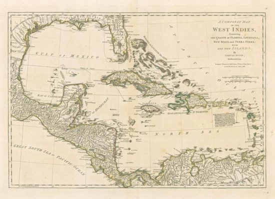 Antique reproduction - 1786 Dunn Map