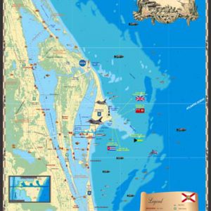 Cape Canaveral and The Space Coast Map