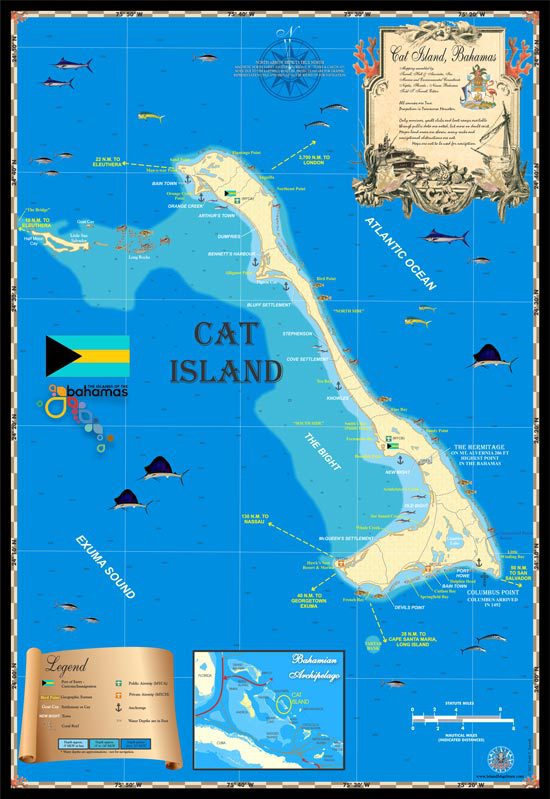 Cat Island Map