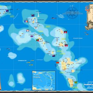 Leeward Islands map