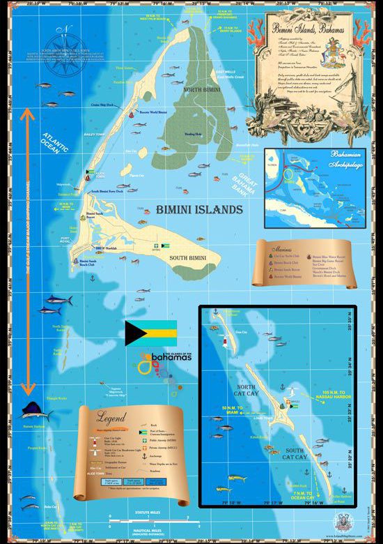 The History of Bimini in The Bahamas | Island Map Publishing