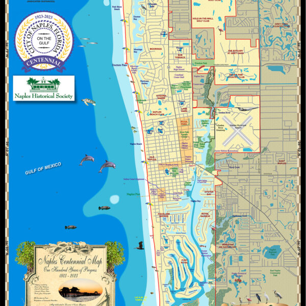 Naples Centennial Map