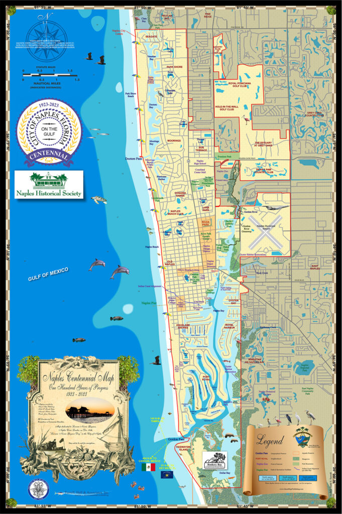 Naples Centennial Map